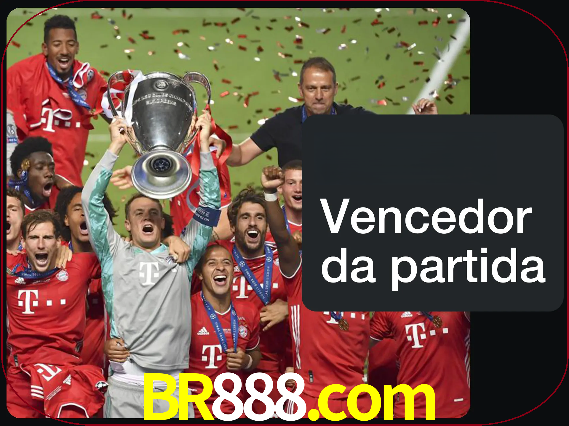 Aposte no vencedor e ganhe uma grande quantia de dinheiro.
