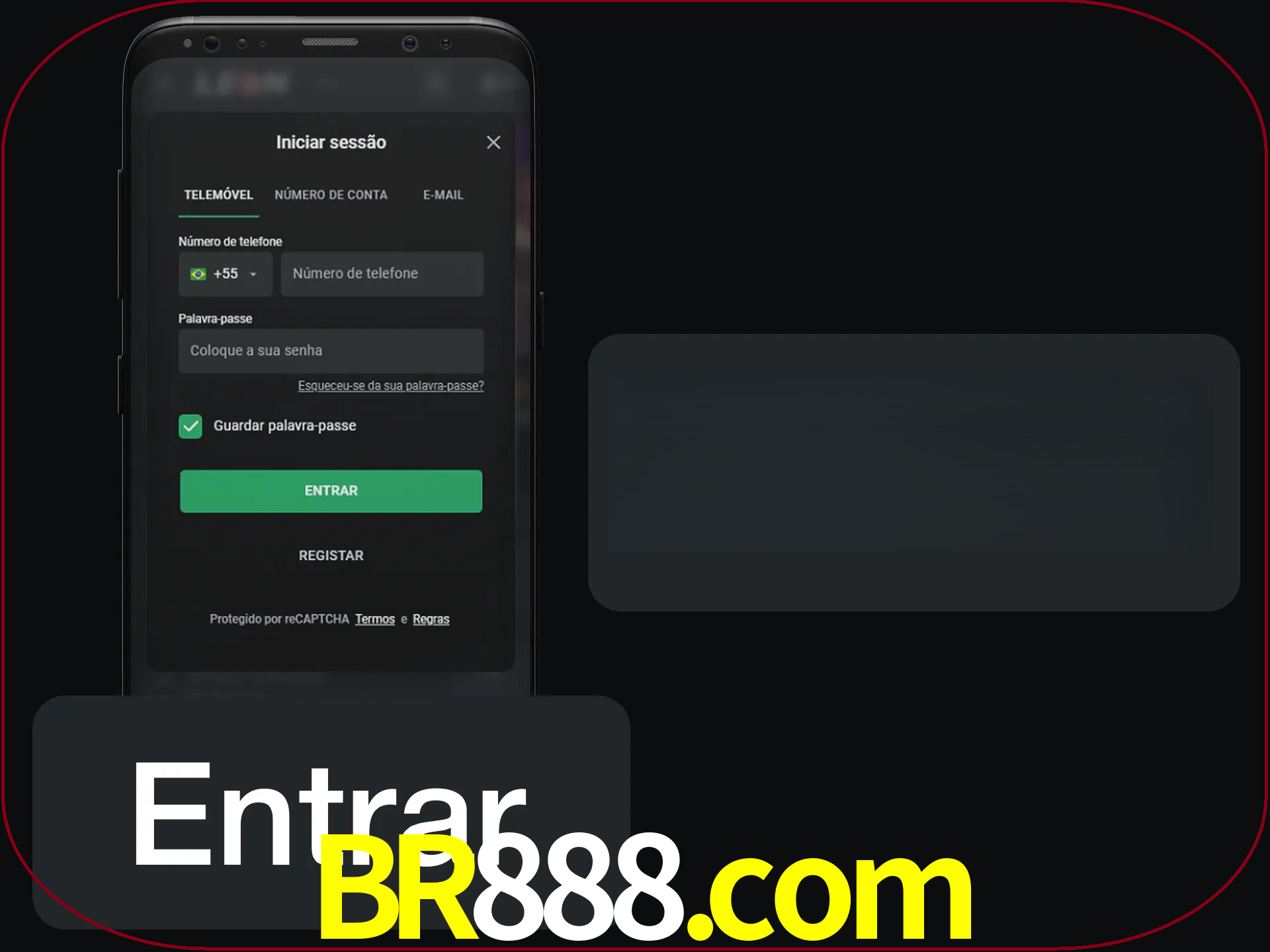 Faça o login para começar a apostar e jogar no cassino.
