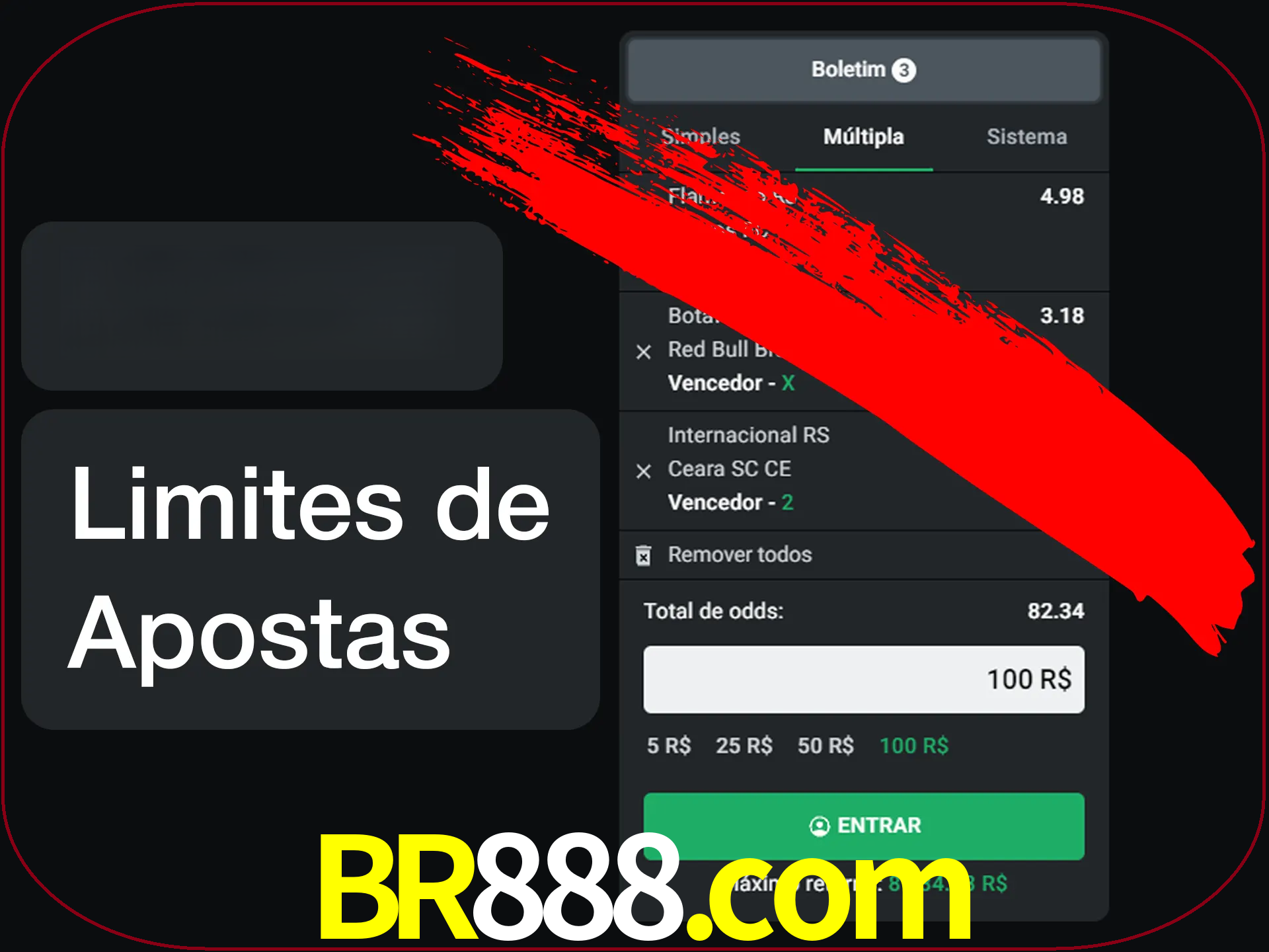 Não faça apostas loucas.